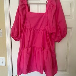 Hot Pink Size XXL Babydoll Plus Dress A New Day